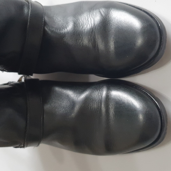 Golden Goose Charlie Knee High Wrinkled Riding Boots - Picture 8 of 15